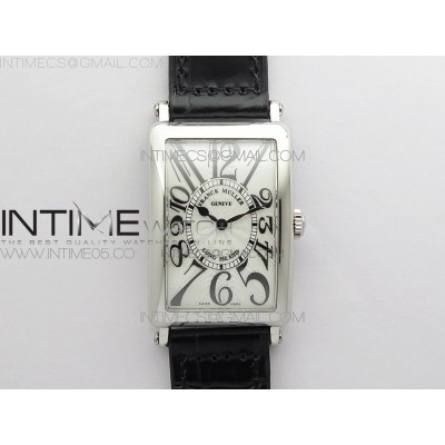 Long Island Ladies SS ZF 11 Best Edition on Black Leather Strap Ronda Quartz