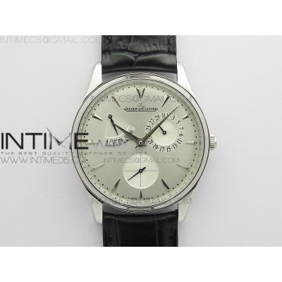 Master Ultra Thin Reserve de Marche SS ZF 11 Best Edition Silver Dial on Black Leather Strap A938 V3 (Free gummy strap and tool)