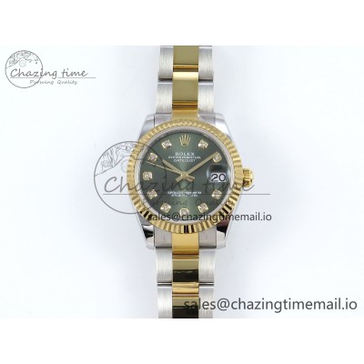 [AR공장]롤렉스 DateJust 31 278383 Green Diamonds Dial on SS/YG Oyster Bracelet ETA 2688