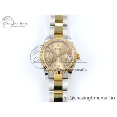 [AR공장]롤렉스 DateJust 31 278273 YG Diamonds Dial on SS/YG Oyster Bracelet ETA 2688