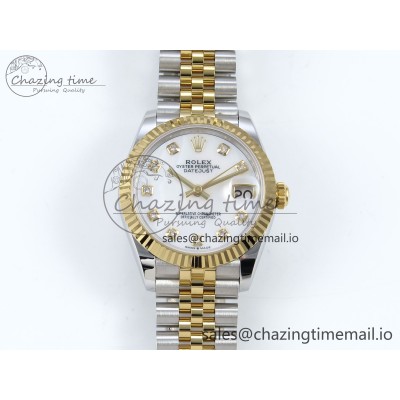[AR공장]롤렉스 DateJust 31 278273 White MOP Diamonds Dial on SS/YG Jubilee Bracelet ETA 2688