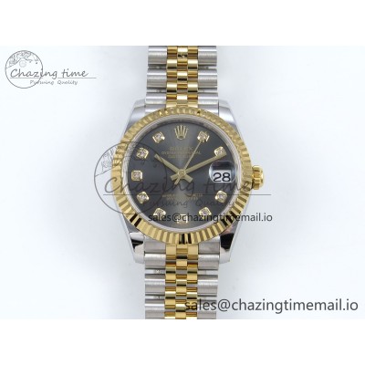 [AR공장]롤렉스 DateJust 31 278273 Gray Diamonds Dial on SS/YG Jubilee Bracelet ETA 2688