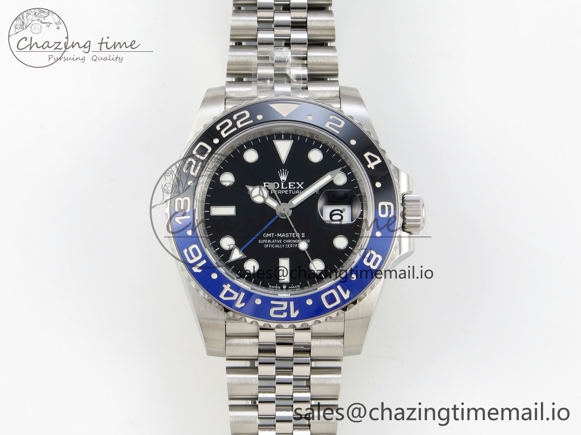 [VS공장]롤렉스 GMT마스터 II 126710 BLNR 904L Steel  Jubilee Bracelet DD3285 CHS V3