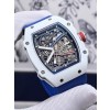 Custom Made 리차드밀 67-02 파이널 최종버전 프로모션 White NTPT France