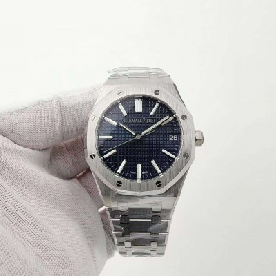 [TOP공장]오데마피게 Royal Oak 41mm 15510 SS 1:1 Best Edition Blue Dial on SS Bracelet DD4302 Super Clone