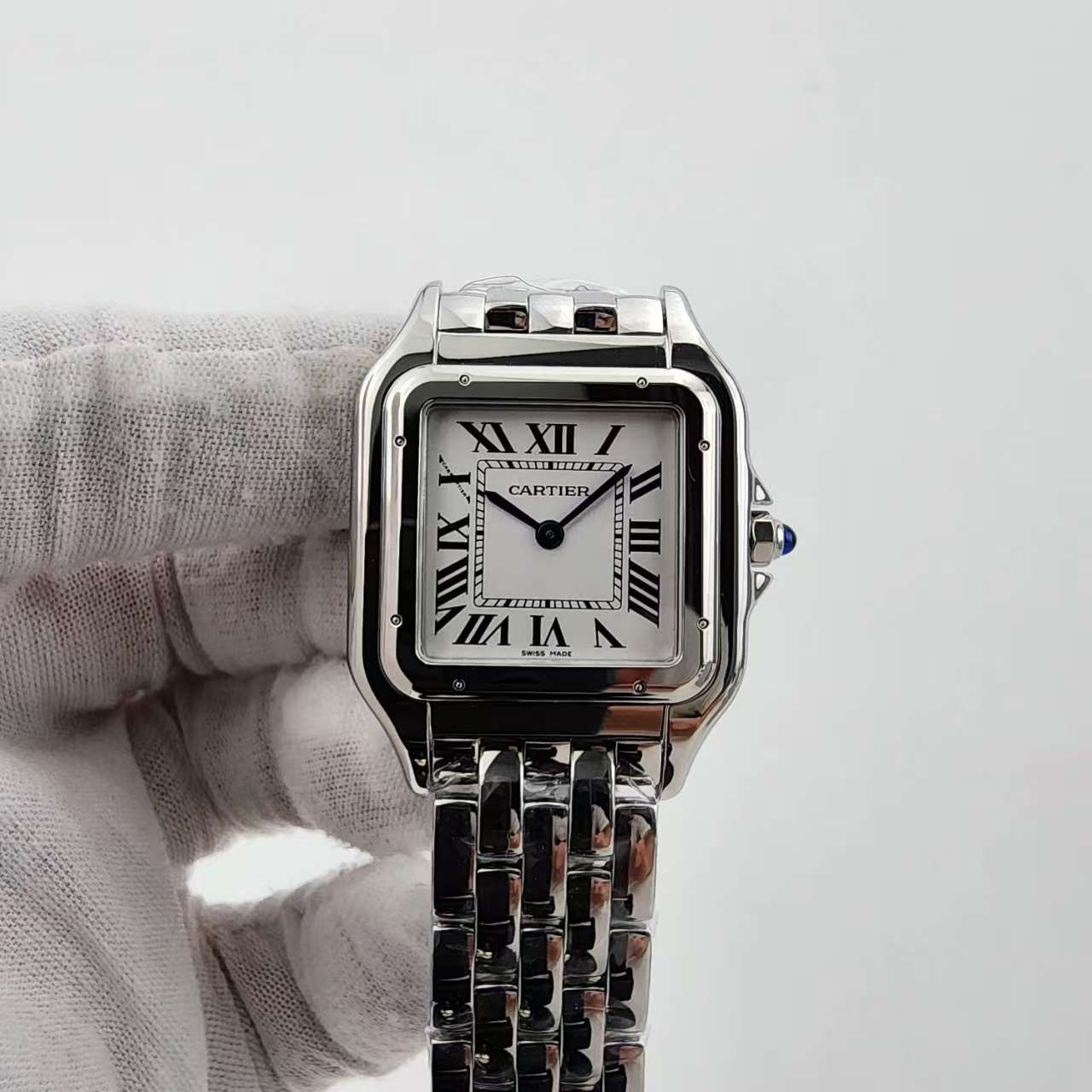 [BV공장]까르띠에 Panthère 31mm White Dial on SS Bracelet Ronda Quartz 라지
