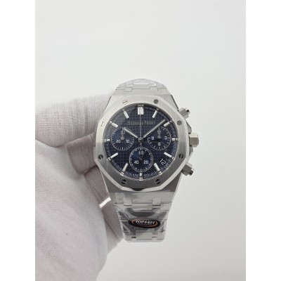 [TOP공장]오데마피게 Royal Oak Chrono 26240 Blue Dial on SS Bracelet SA4401 Super Clone